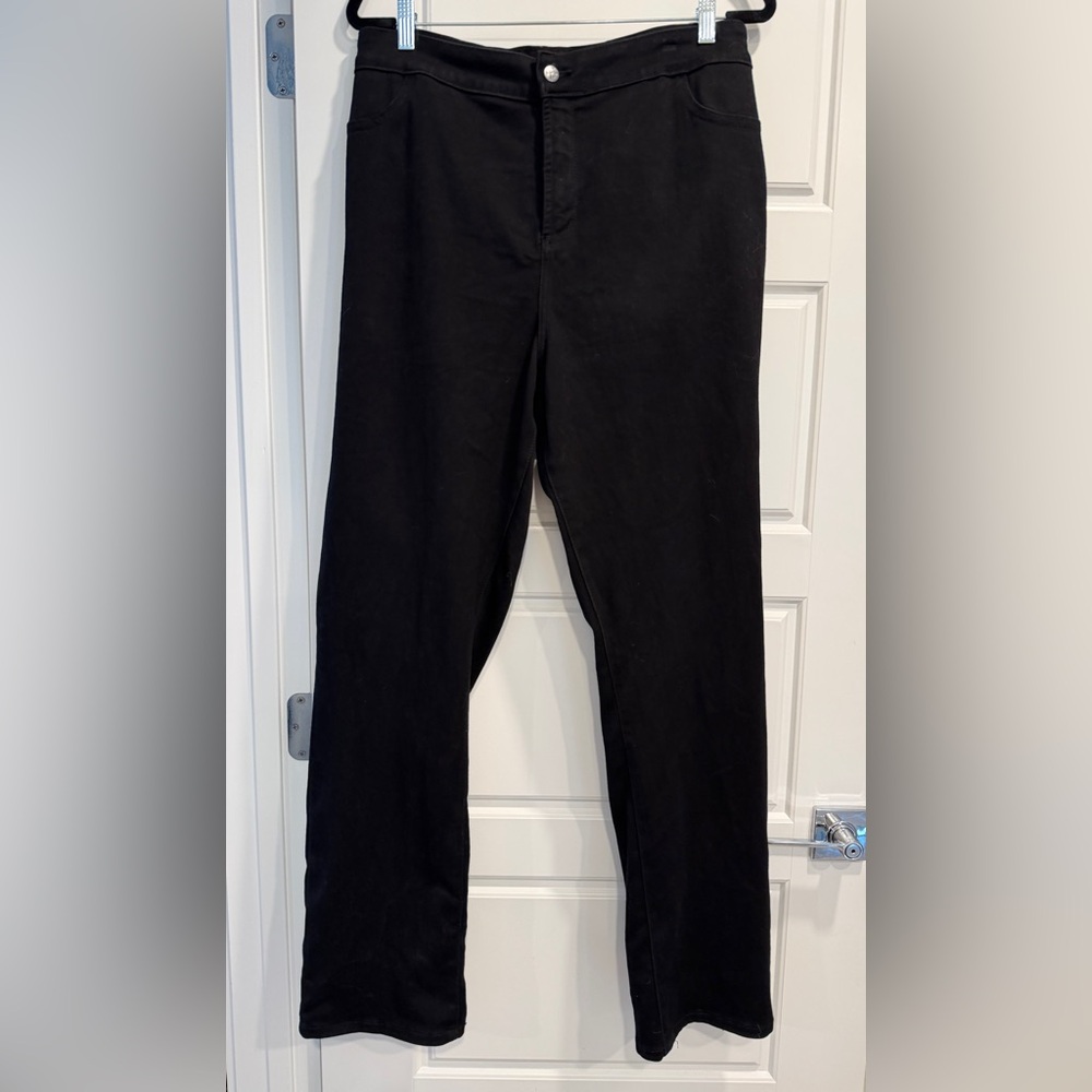 NYDJ Black Janice Legging Jeans Womens‎ Plus Size 22W Dressy Sleek Chic Stretchy